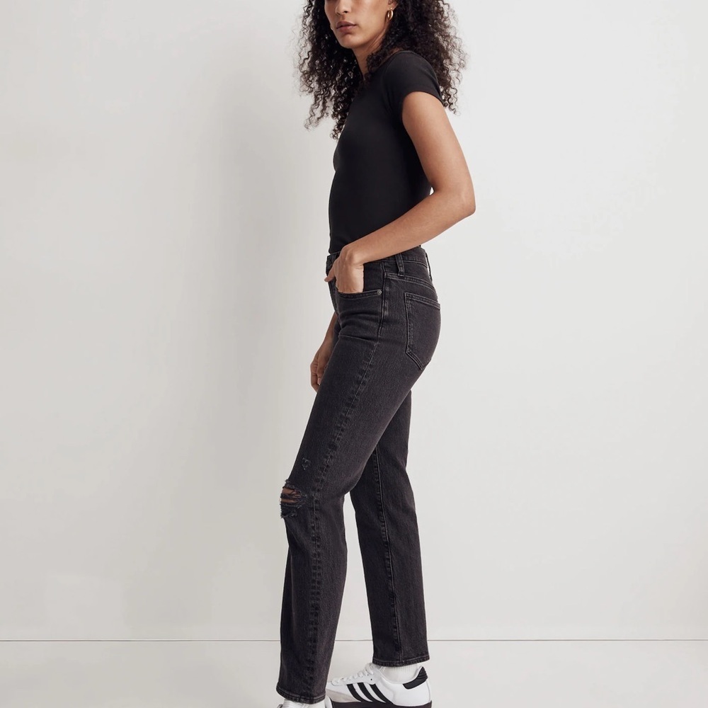 Madewell, The Mid-Rise Perfect Vintage Straight Jean in Rosella Wash - Picture 8 of 12